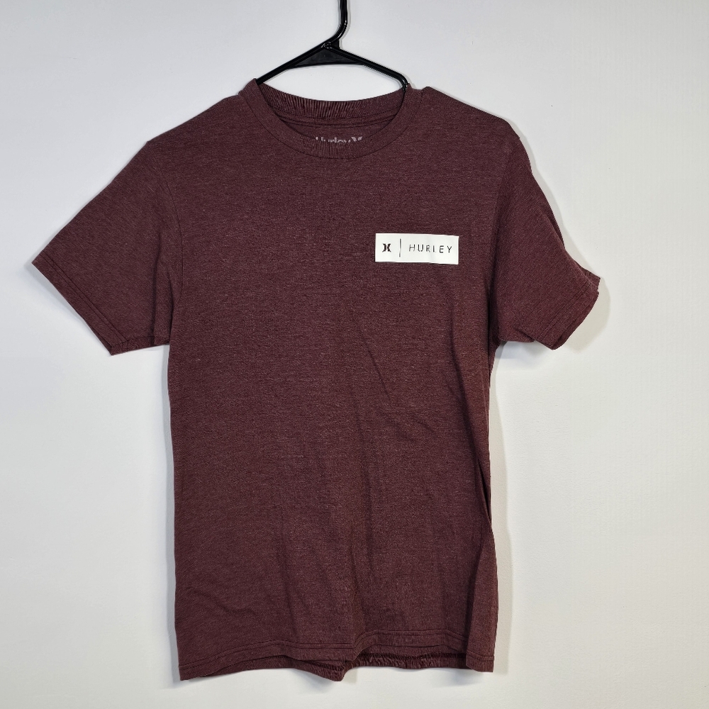 Hurley Men's Burgundy Short Sleeve Tee